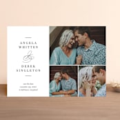 "Classic Couple" - Save the Dates in Pearl by Jessica Williams - Front