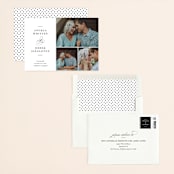 "Classic Couple" - Save the Dates in Pearl by Jessica Williams - Assembled