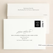 "Classic Couple" - Save the Dates in Pearl by Jessica Williams - FREE Recipient Addressing
