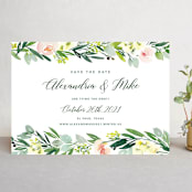 "Eucalyptus Wreath" - Save the Dates in Eucalyptus by Yao Cheng Design - Front