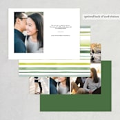 "Eucalyptus Wreath" - Save the Dates in Eucalyptus by Yao Cheng Design - Back of Card Options