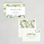 "Eucalyptus Wreath" - Save the Dates in Eucalyptus by Yao Cheng Design - Assembled
