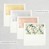 "Eucalyptus Wreath" - Save the Dates in Eucalyptus by Yao Cheng Design - Envelope Liner Options