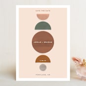 "Balance" - Save the Dates in Peach by Chandler Lettin - Front
