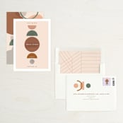 "Balance" - Save the Dates in Peach by Chandler Lettin - Assembled