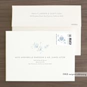 "all the feels" - Save the Dates in Pearl by Chandler Lettin - FREE Recipient Addressing