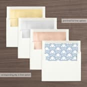 "all the feels" - Save the Dates in Pearl by Chandler Lettin - Envelope Liner Options