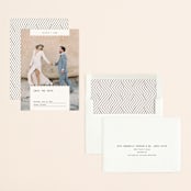 "Label" - Save the Dates in Slate by Joyce Pinheiro - Assembled