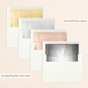 "i adore you" - Save the Dates in Ebony by Phrosné Barwood - Envelope Liner Options
