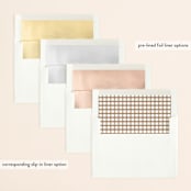 "Streams" - Save the Dates in Autumn by Elky Ink - Envelope Liner Options