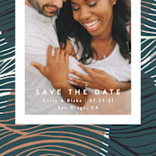 "Tropical" - Save the Dates in Tropics by Kelly Schmidt - Detail