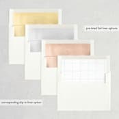 "About To Go Down" - Save the Dates in Mint by Stephanie Given - Envelope Liner Options