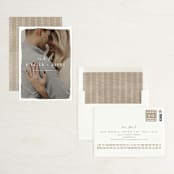 "Kindred" - Save the Dates in Nutmeg by Melissa Egan of Pistols - Assembled