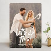 "Do This" - Save the Dates in Silk by Olivia Raufman - Front