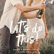 "Do This" - Save the Dates in Silk by Olivia Raufman - Detail