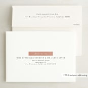 "Circles on Circles" - Save the Dates in Terracotta by Ella Weaver - FREE Recipient Addressing