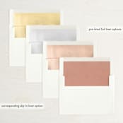 "Circles on Circles" - Save the Dates in Terracotta by Ella Weaver - Envelope Liner Options