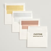 "Portrait" - Save the Dates in Charcoal by Minted - Envelope Liner Options