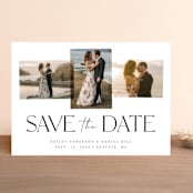 "Multi-Overlay" - Save the Dates in Tuxedo by Anna Elder - Front