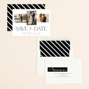 "Multi-Overlay" - Save the Dates in Tuxedo by Anna Elder - Assembled