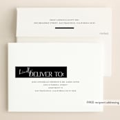 "Multi-Overlay" - Save the Dates in Tuxedo by Anna Elder - FREE Recipient Addressing
