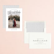 "Signature names" - Save the Dates in Pencil by Stacey Meacham - Assembled