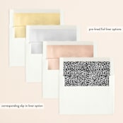 "Growing Love" - Save the Dates in Dahlia by Alice Carmen - Envelope Liner Options