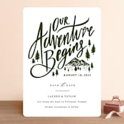 "Our Adventure" - Save the Dates in Forest by Elly - Front