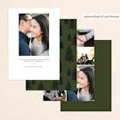 "Our Adventure" - Save the Dates in Forest by Elly - Back of Card Options