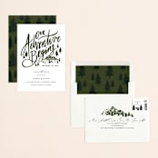 "Our Adventure" - Save the Dates in Forest by Elly - Assembled
