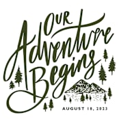 "Our Adventure" - Save the Dates in Forest by Elly - Detail