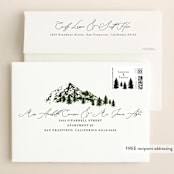 "Our Adventure" - Save the Dates in Forest by Elly - FREE Recipient Addressing