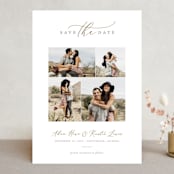 "Simply" - Save the Dates in Golden by Sarah Brown - Front