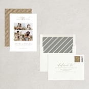 "Simply" - Save the Dates in Golden by Sarah Brown - Assembled