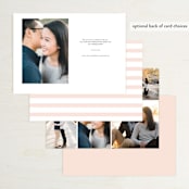 "Locale" - Save the Dates in Bubblegum by Kimberly FitzSimons - Back of Card Options
