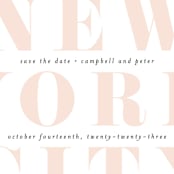 "Locale" - Save the Dates in Bubblegum by Kimberly FitzSimons - Detail