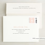 "Locale" - Save the Dates in Bubblegum by Kimberly FitzSimons - FREE Recipient Addressing