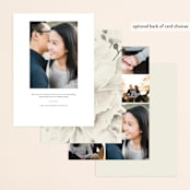 "Vintage photo" - Save the Dates in Birch by Chris Griffith - Back of Card Options