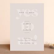 "Bold Beauty" - Save the Dates in Fog by Nazia Hyder - Front