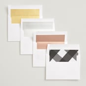 "Just Love" - Save the Dates in Cotton by Kasia Labocki - Envelope Liner Options