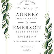 "Paradise" - Save the Dates in Forest by Oma N. Ramkhelawan - Detail