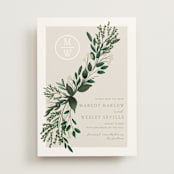"Watermark" - Save the Dates in Taupe by Kaydi Bishop - Front