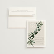 "Watermark" - Save the Dates in Taupe by Kaydi Bishop - Save the Date with Envelope