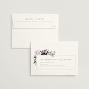 "Garden Stroll" - Save the Dates in Lilac by Creo Study - FREE Recipient Addressing