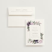 "Garden Stroll" - Save the Dates in Lilac by Creo Study - Save the Date with Envelope