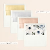 "Nantucket Romance" - Save the Dates in Marine by Chris Griffith - Envelope Liner Options