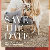 "Galeria" - Save the Dates in Autumn Desert by Kelly Schmidt - Detail