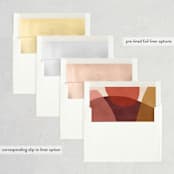 "Galeria" - Save the Dates in Autumn Desert by Kelly Schmidt - Envelope Liner Options