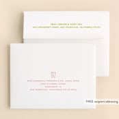 "wavy frame" - Sweet Sixteen Party Thank You Cards in Key Lime by Baumbirdy - FREE Recipient Addressing