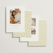 "Lovely Date" - Save the Dates in Natural by Helena Vitto - Back of Card Options